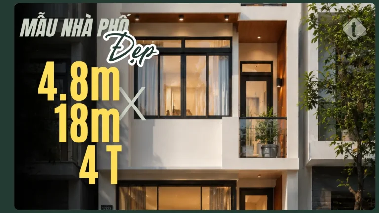 Nhà Phố 4.3m x 18m 4 Tầng Có Bán Hầm Làm Văn Phòng - Tachi