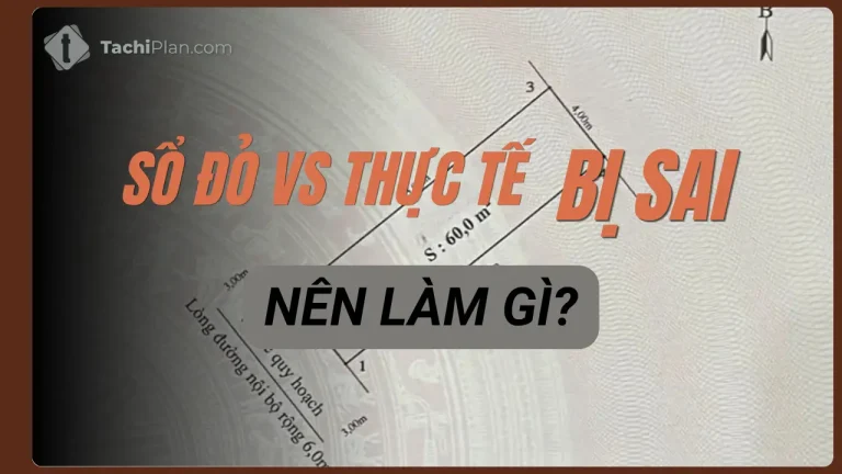 sổ đỏ ghi sai diện tích thực tế