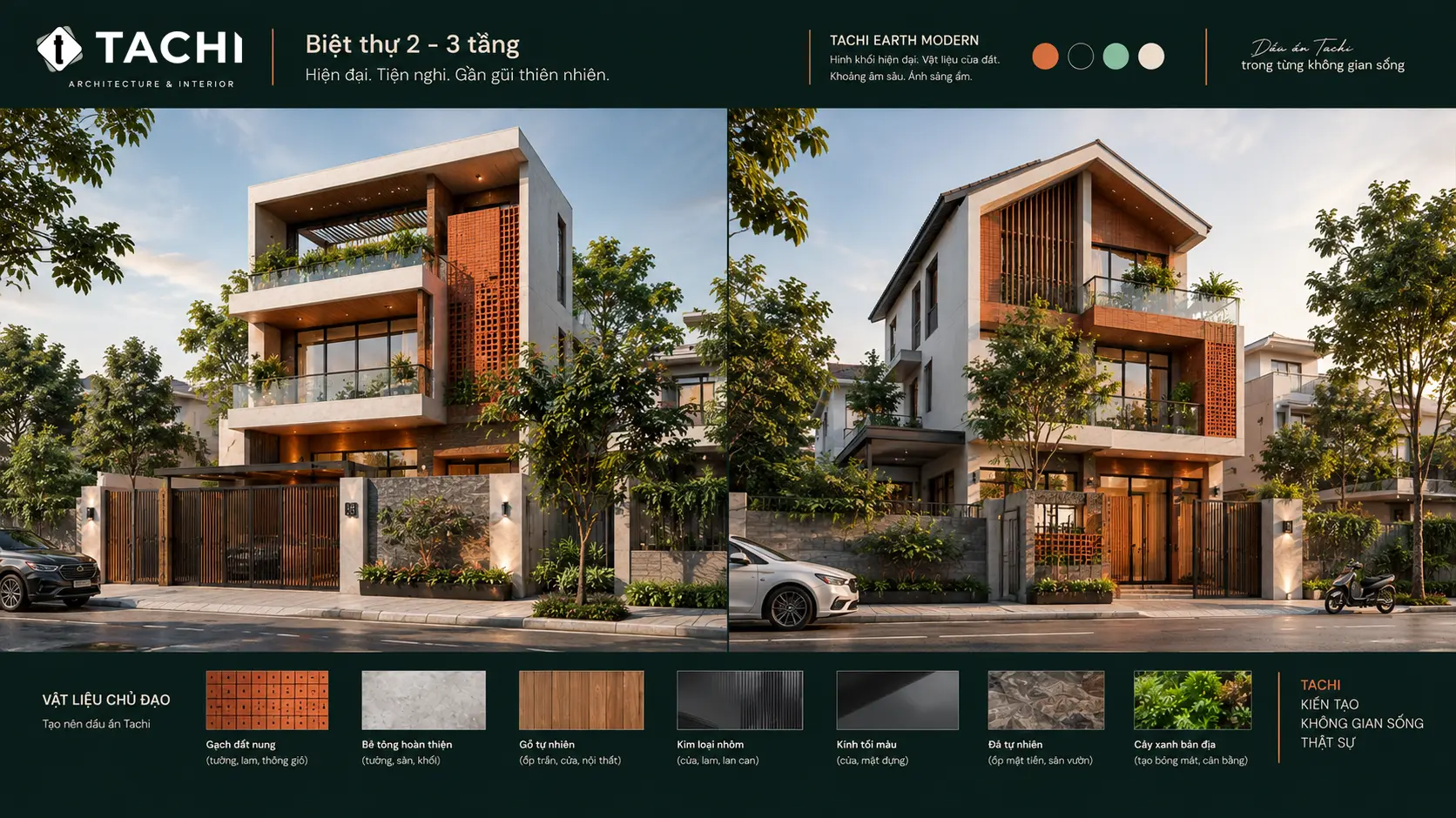 phong cách biệt thự tại Tachi
